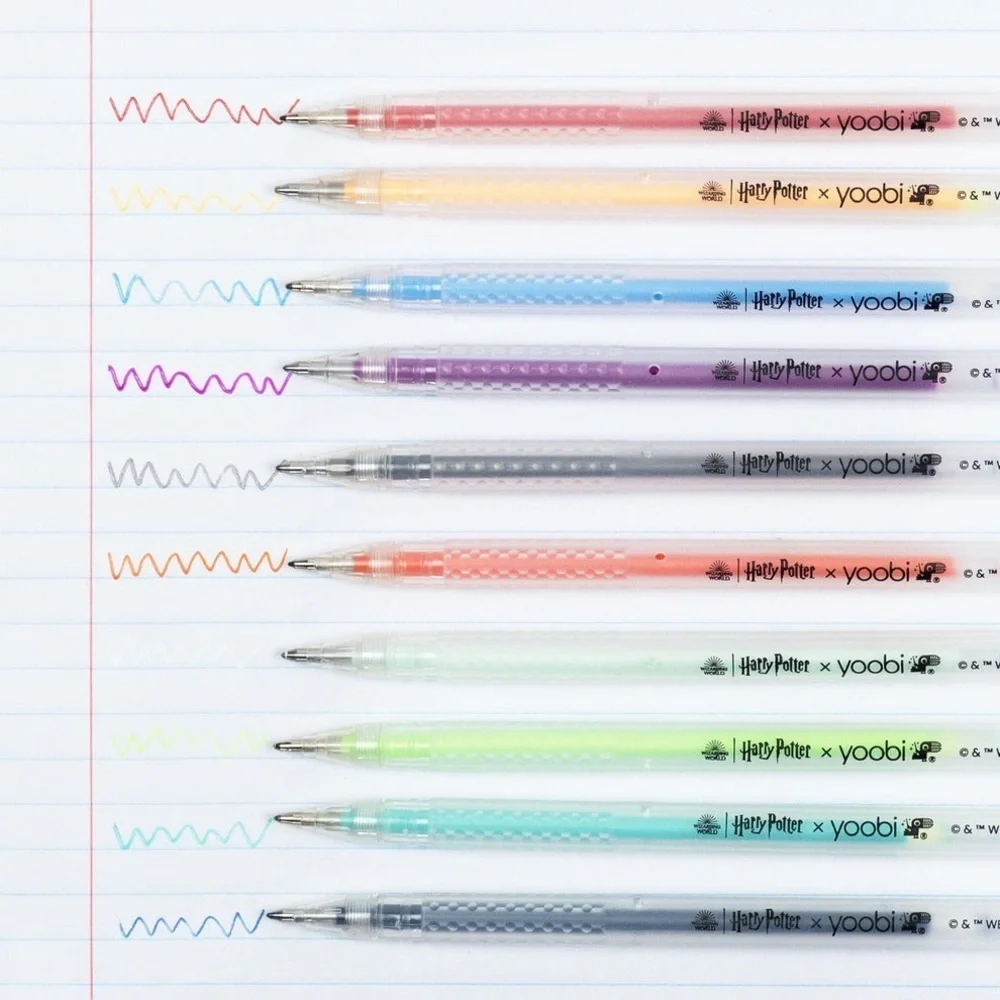 Yoobi x Harry Potter Gel Pens with Charms – 10 Pack - NWT